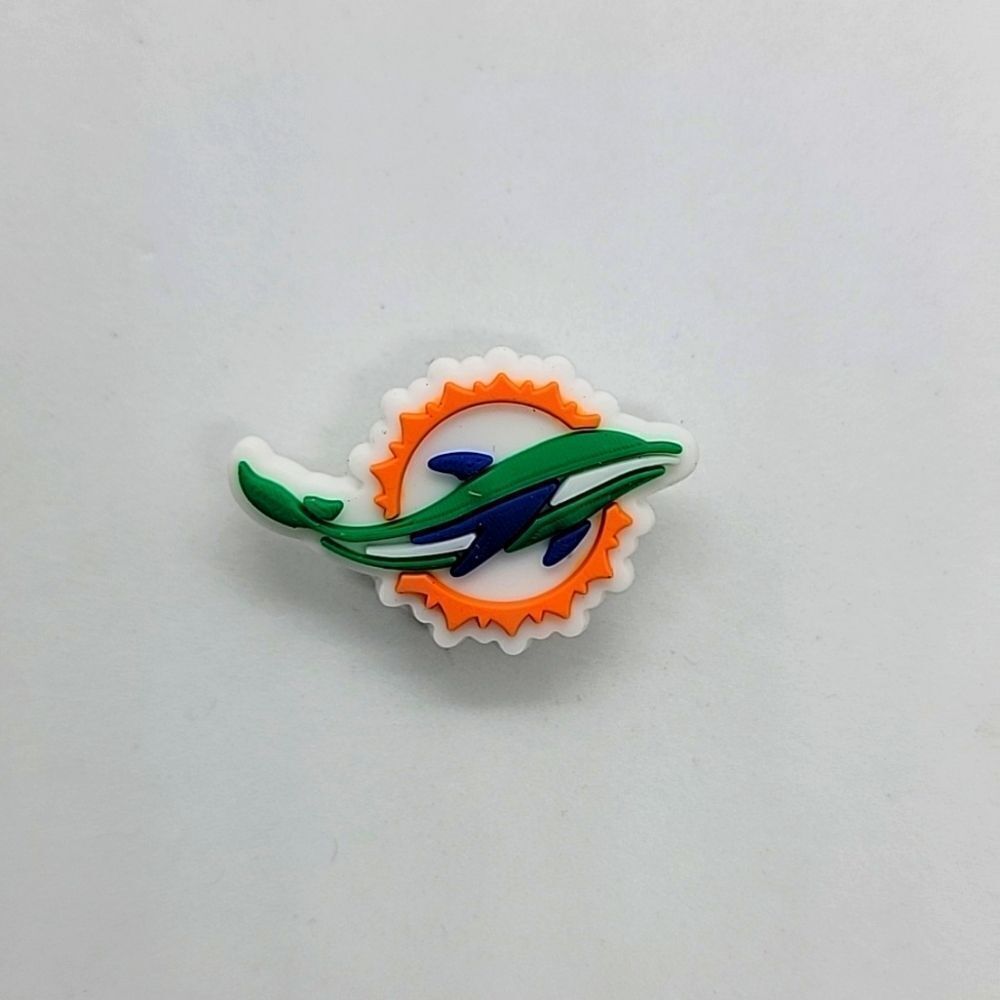 🎈5/$10🎈 PATCHES..CROC CHARMS.. Miami Dolphins..
